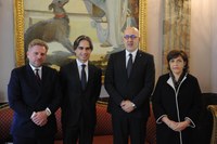 Incontro con l'ambasciatore tunisino Moez Sinaoui