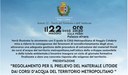 Prelievo di materiale litoide dai corsi d'acqua: lunedi 22 maggio l'incontro formativo a Palazzo Alvaro